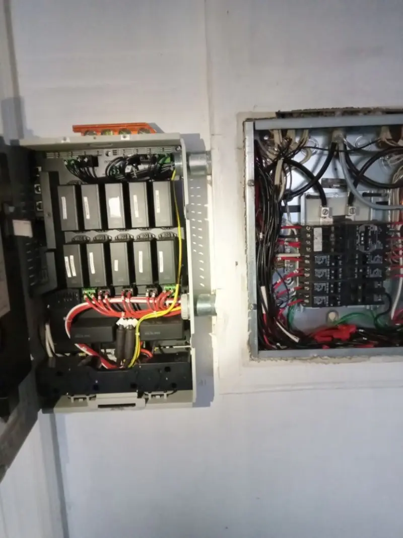 Electrical panel upgrade completed for Commercial Electrician Services in Stilwell